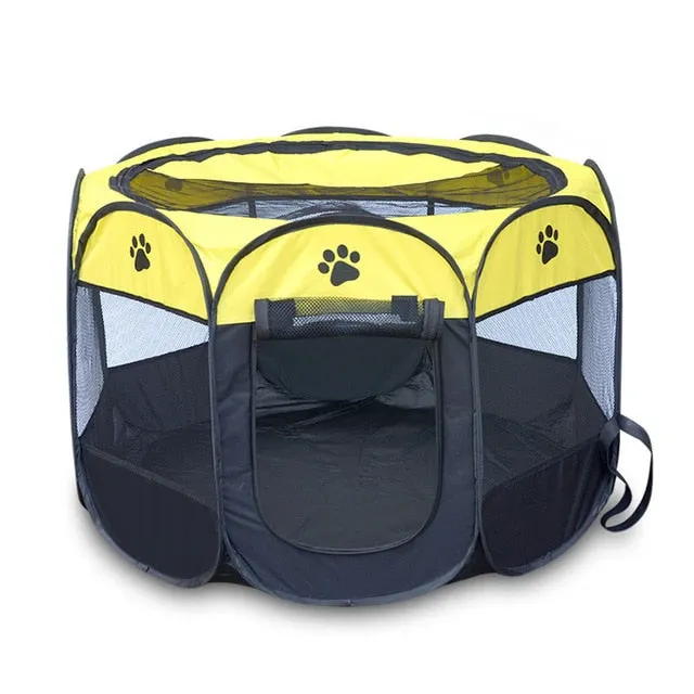 Hot Outdoor pet Octagonal dog Fence Portable Folding Pet ...