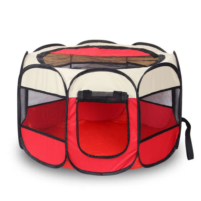 Hot Outdoor pet Octagonal dog Fence Portable Folding Pet ...