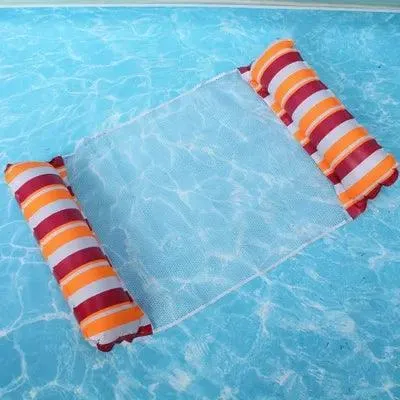 Inflatable Pool Hammock, Ultimate Comfort, Durable PVC Material, Lightweight and Portable, Versatile for Pools and Beaches