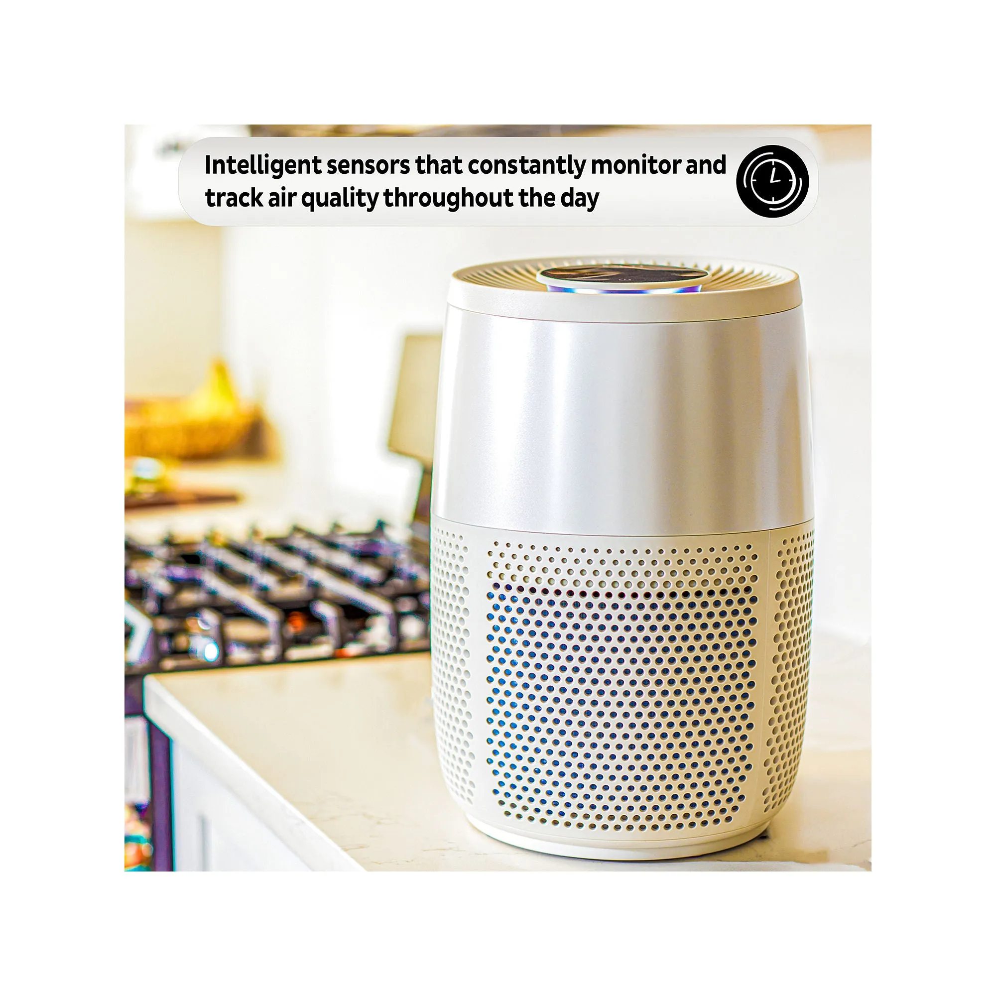 Instant 84086502 Small Rooms Air Purifier with HEPA-13 Filter Pearl