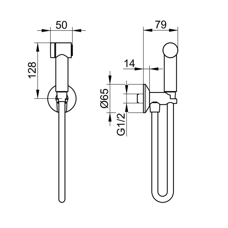 Keuco Hygienic Shower Chrome