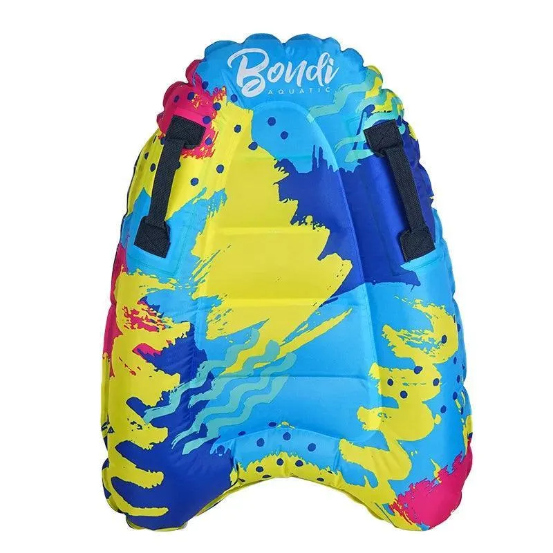 Kids Inflatable Surf Body Board, Durable PVC, Cushioned Ride, 7 Fun Designs, Lightweight, Perfect for Beach and Pool Fun