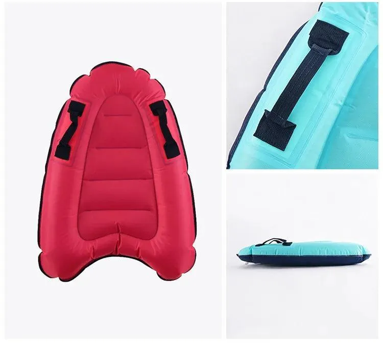 Kids Inflatable Surf Body Board, Durable PVC, Cushioned Ride, 7 Fun Designs, Lightweight, Perfect for Beach and Pool Fun