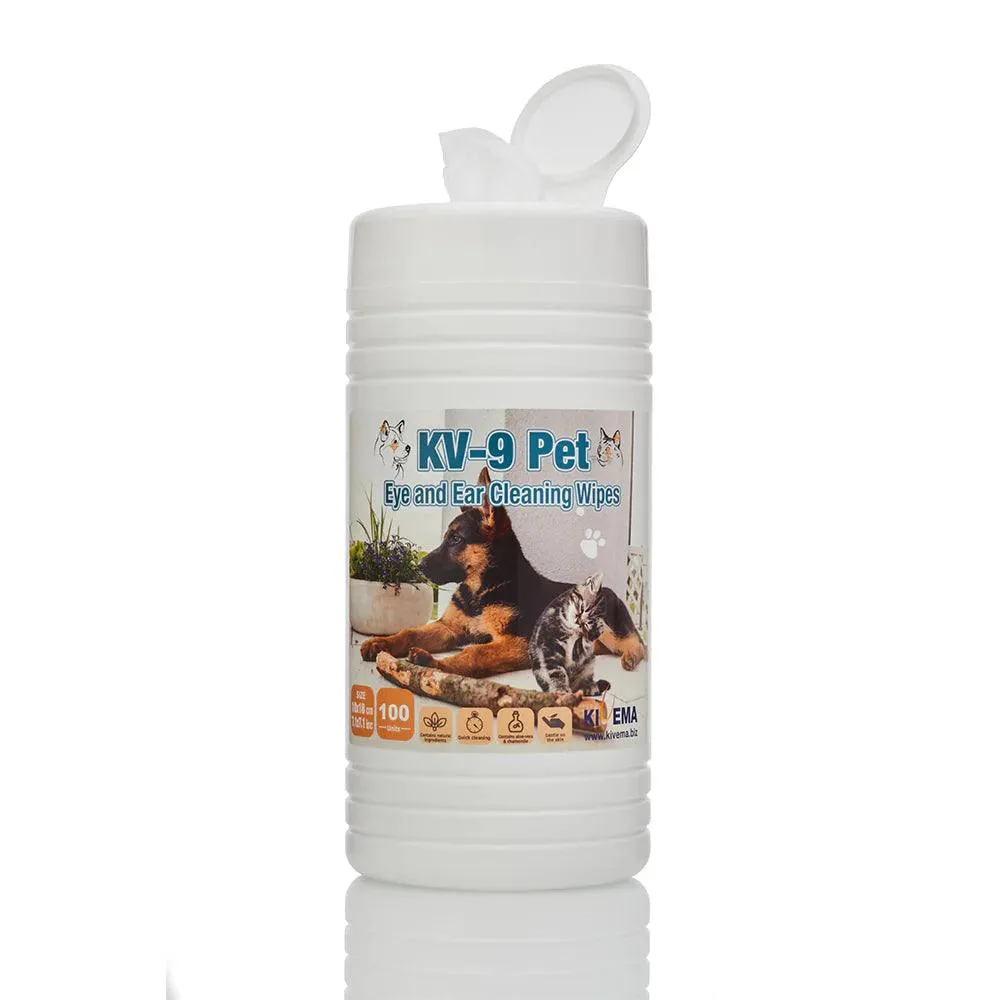 KIVEMA Pet Guard: Ultimate Care Pet Hygiene Wipes - Eyes, Ears, Face