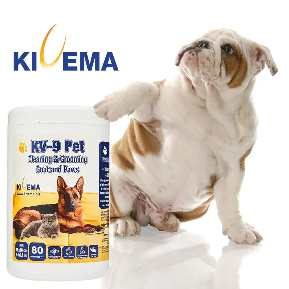 KIVEMA Pet Guard: Ultimate Care Pet Hygiene Wipes - Eyes, Ears, Face