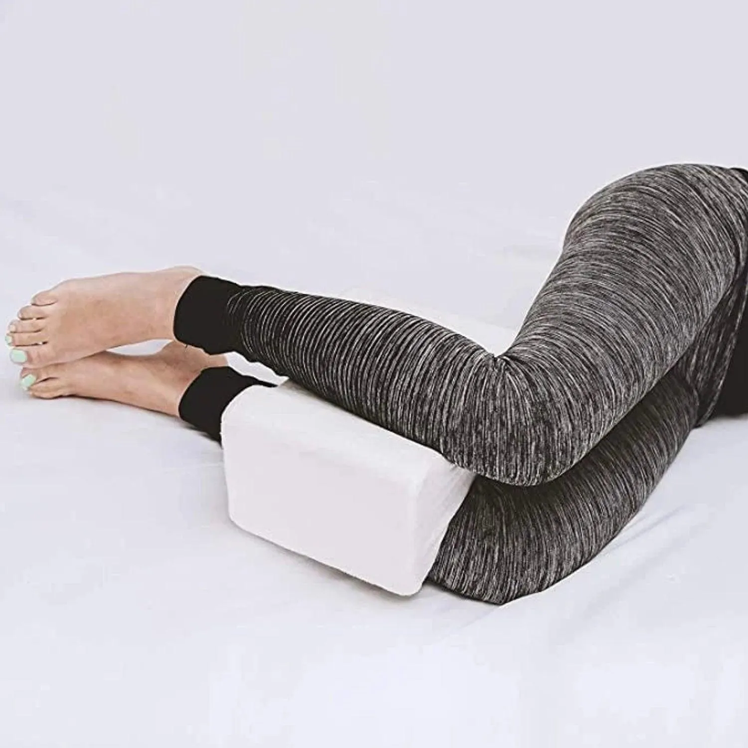 Memory foam Contour Wedge Pillow Ideal Choice for Hip, Back, Leg, and Knee Pain
