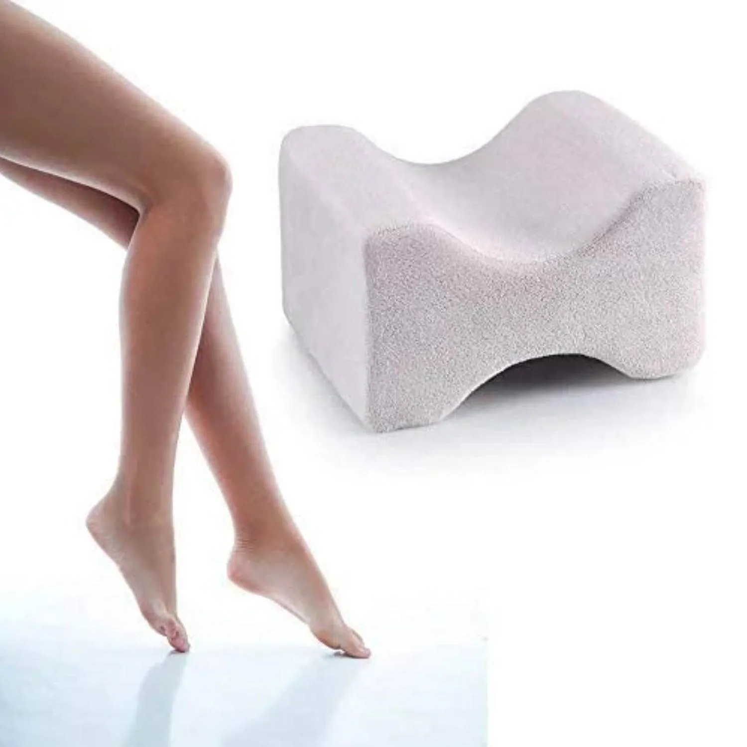 Memory foam Contour Wedge Pillow Ideal Choice for Hip, Back, Leg, and Knee Pain