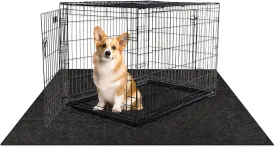 MODIGT Dog Crate Pad Liner for Kennel Training, 59"48" Under Pet Cage Mat Absorbs,Waterproof,Non-Slip,Washable Puppy Pee Pad to Protect Floors