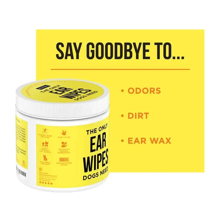 Natural Rapport - The Only Ear Wipes Dogs Need - Ear wipes for Dog