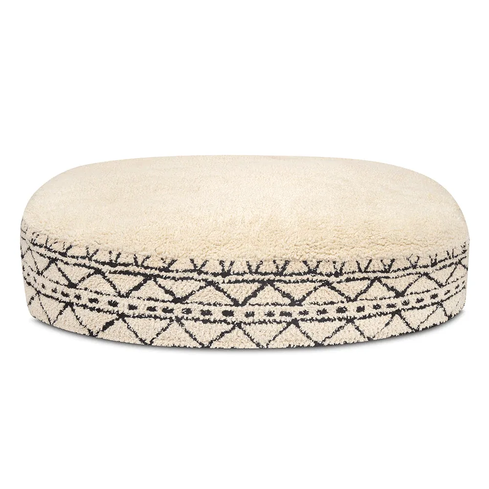 Pawpourri Boho Aztec Oval Bed for Dogs (Boho Print)
