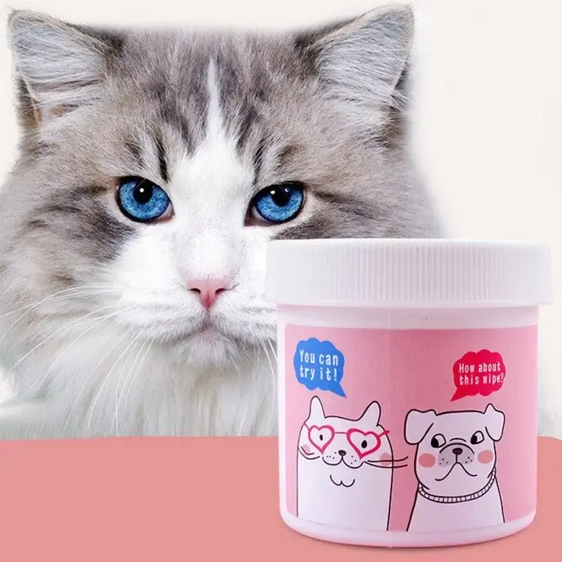 Pet Cleaning Wipes 120 Pieces
