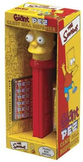 Pez Bart Simpson Dispenser Jumbo