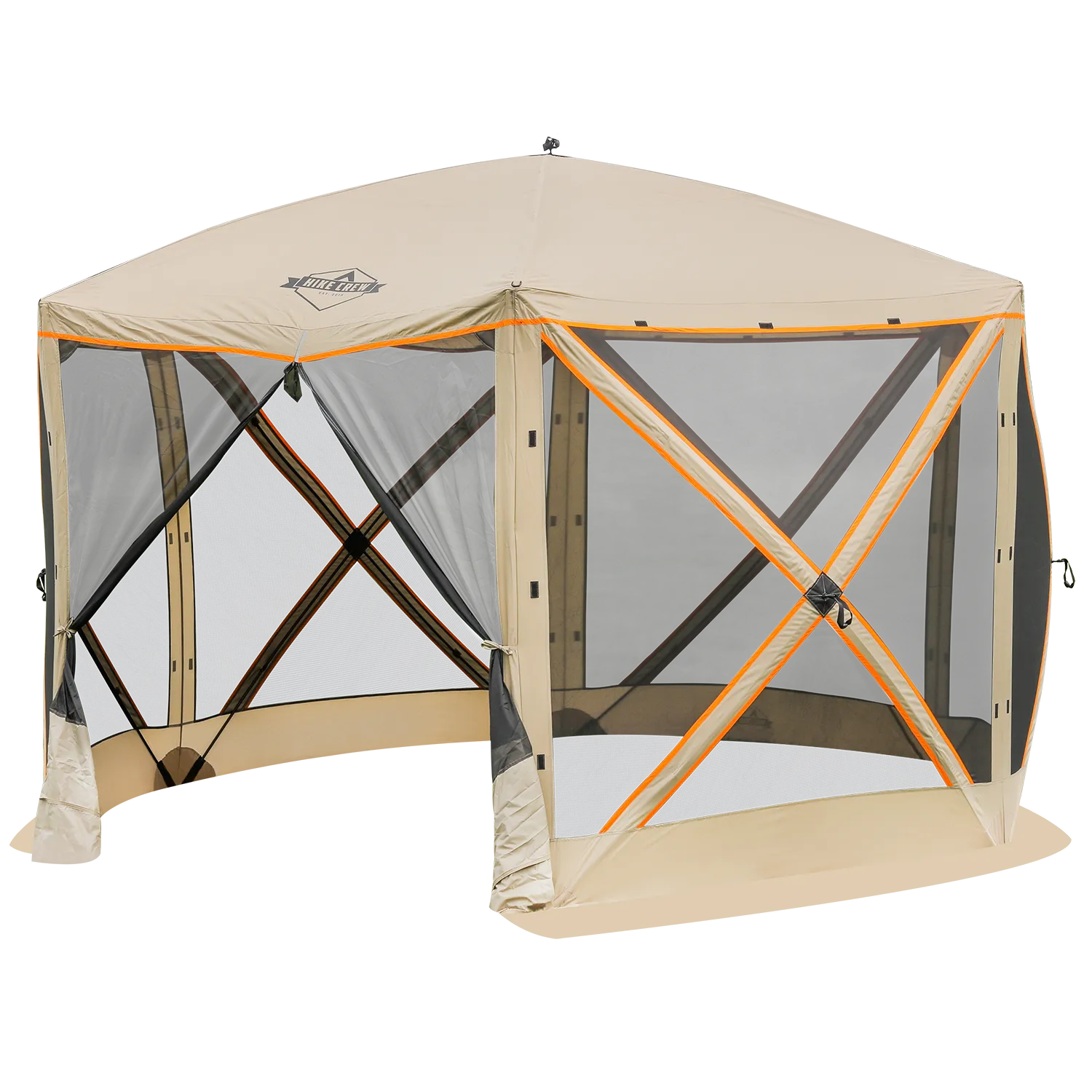 Portable 6-Sided Screen Gazebo with Carrying Bag