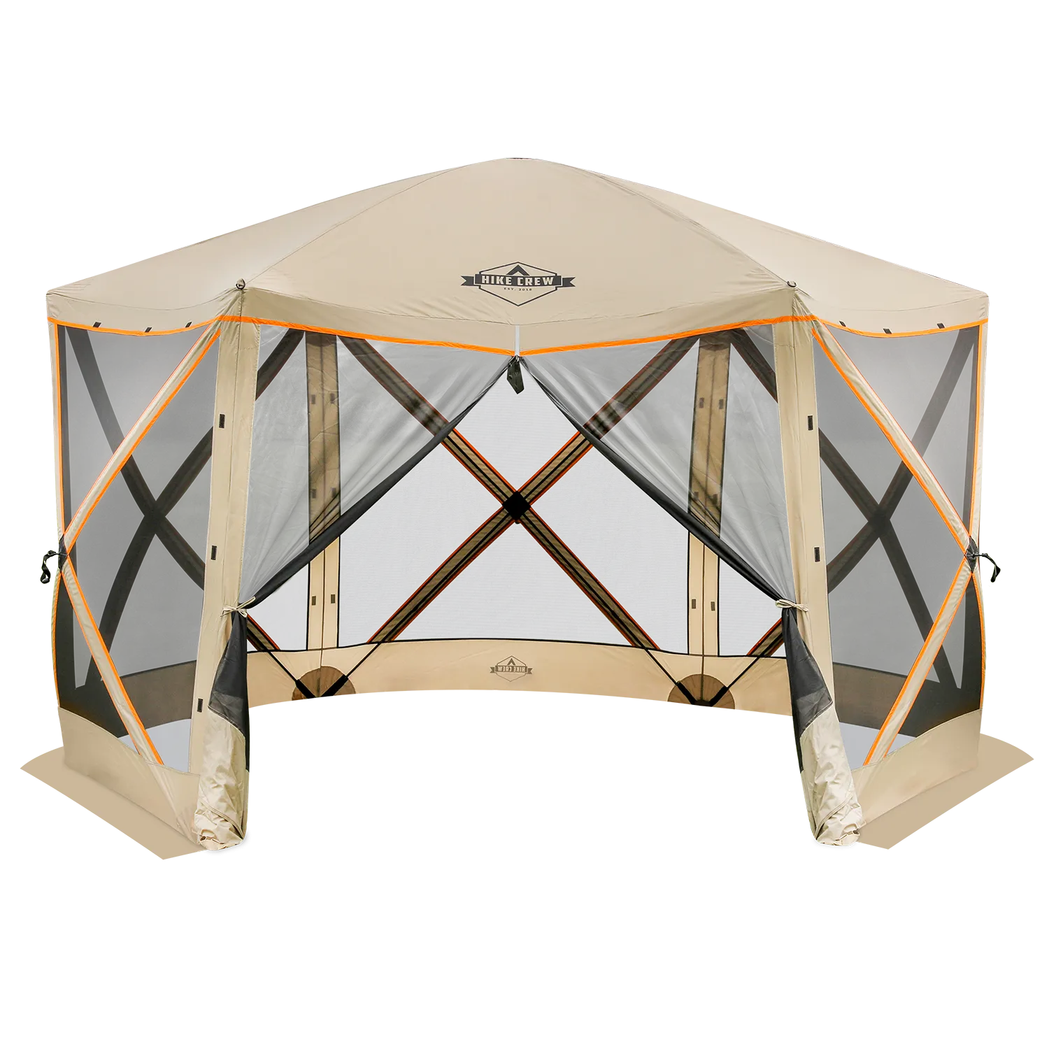 Portable 6-Sided Screen Gazebo with Carrying Bag