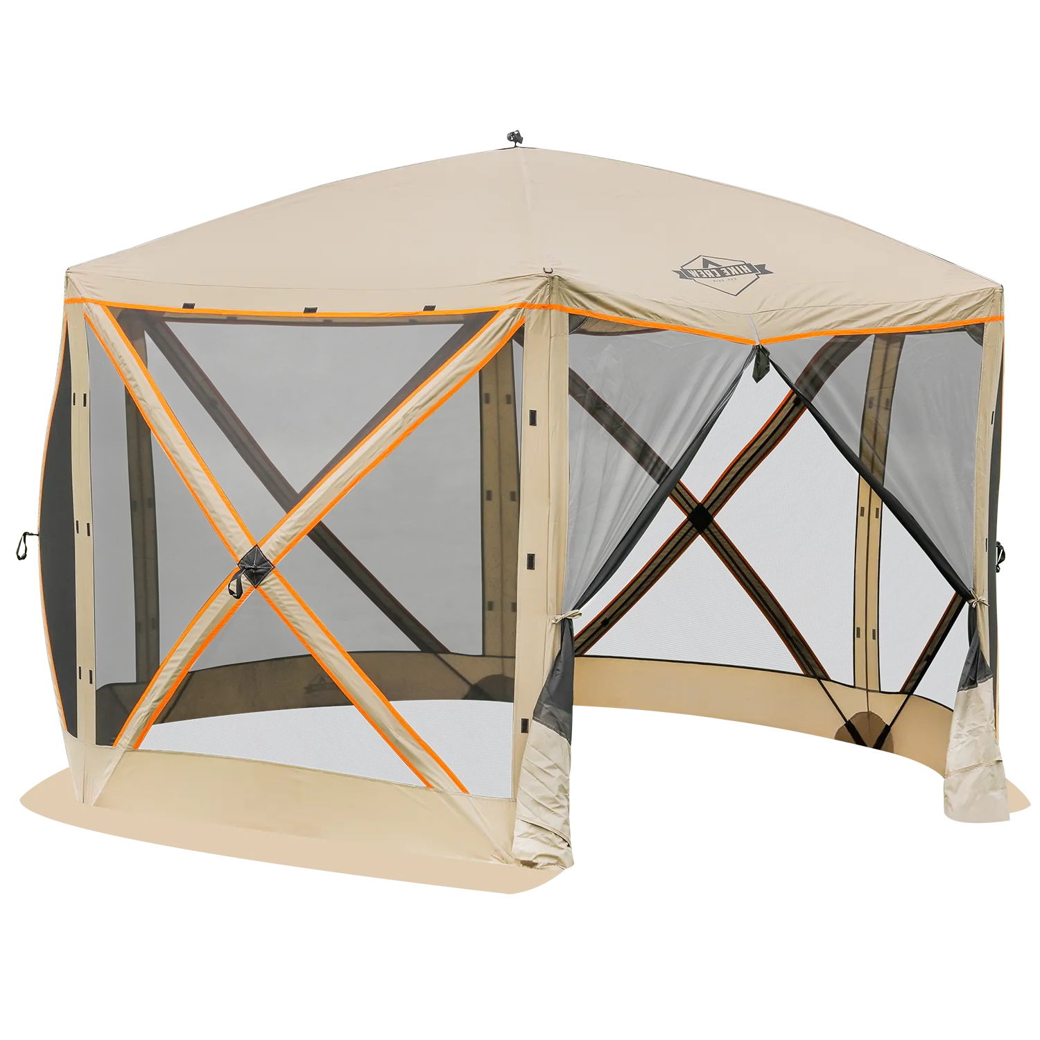 Portable 6-Sided Screen Gazebo with Carrying Bag