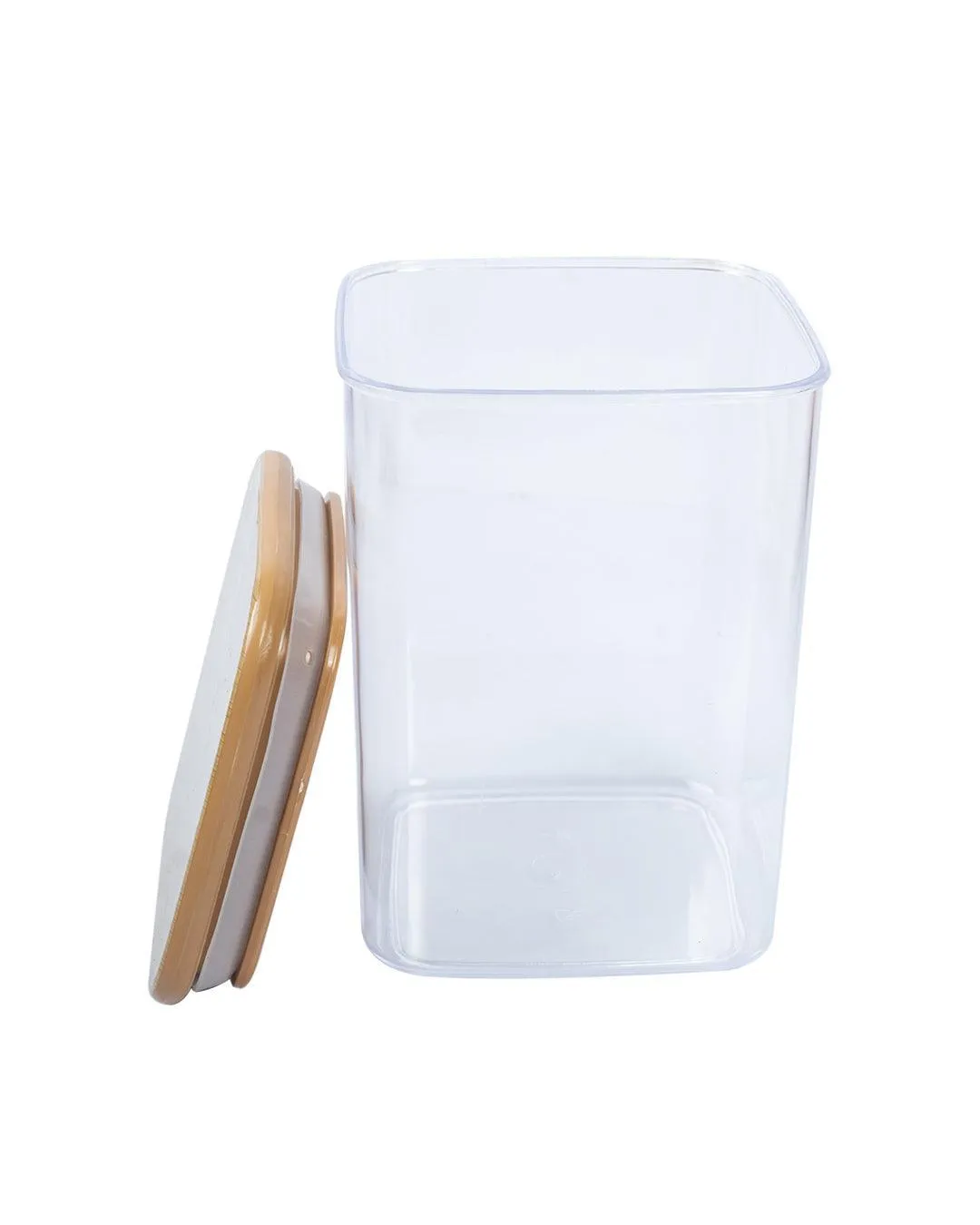 Sealed Container, Brown, Plastic, 900 mL