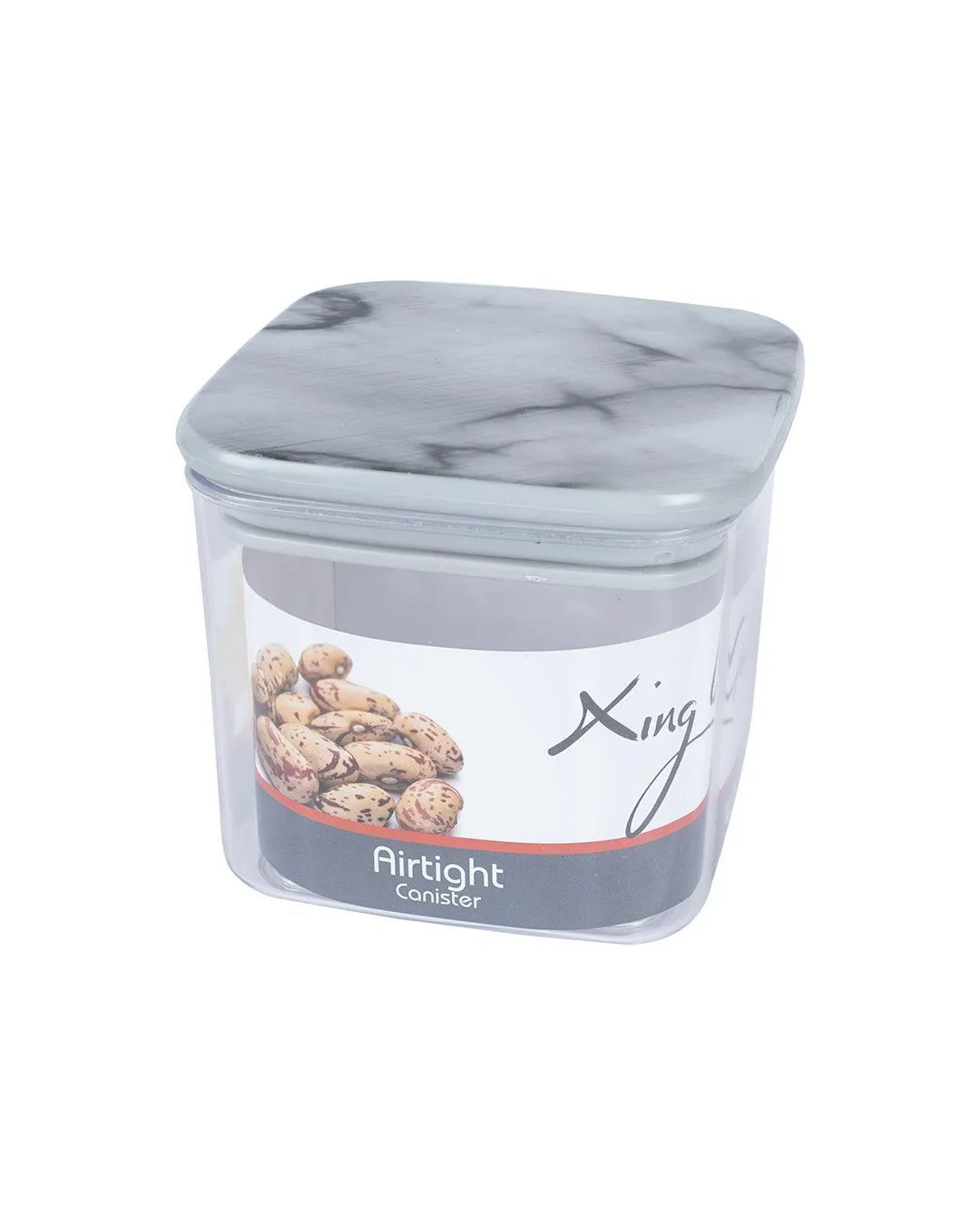 Sealed Jar, Grey, Plastic, 500 mL