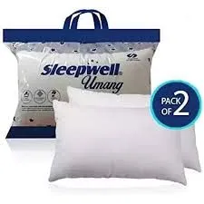 Sleepwell Memory Foam Umang (L) Size Pillow, White