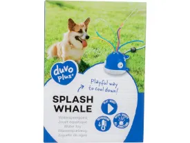 Splash whale 20x14x12cm blue