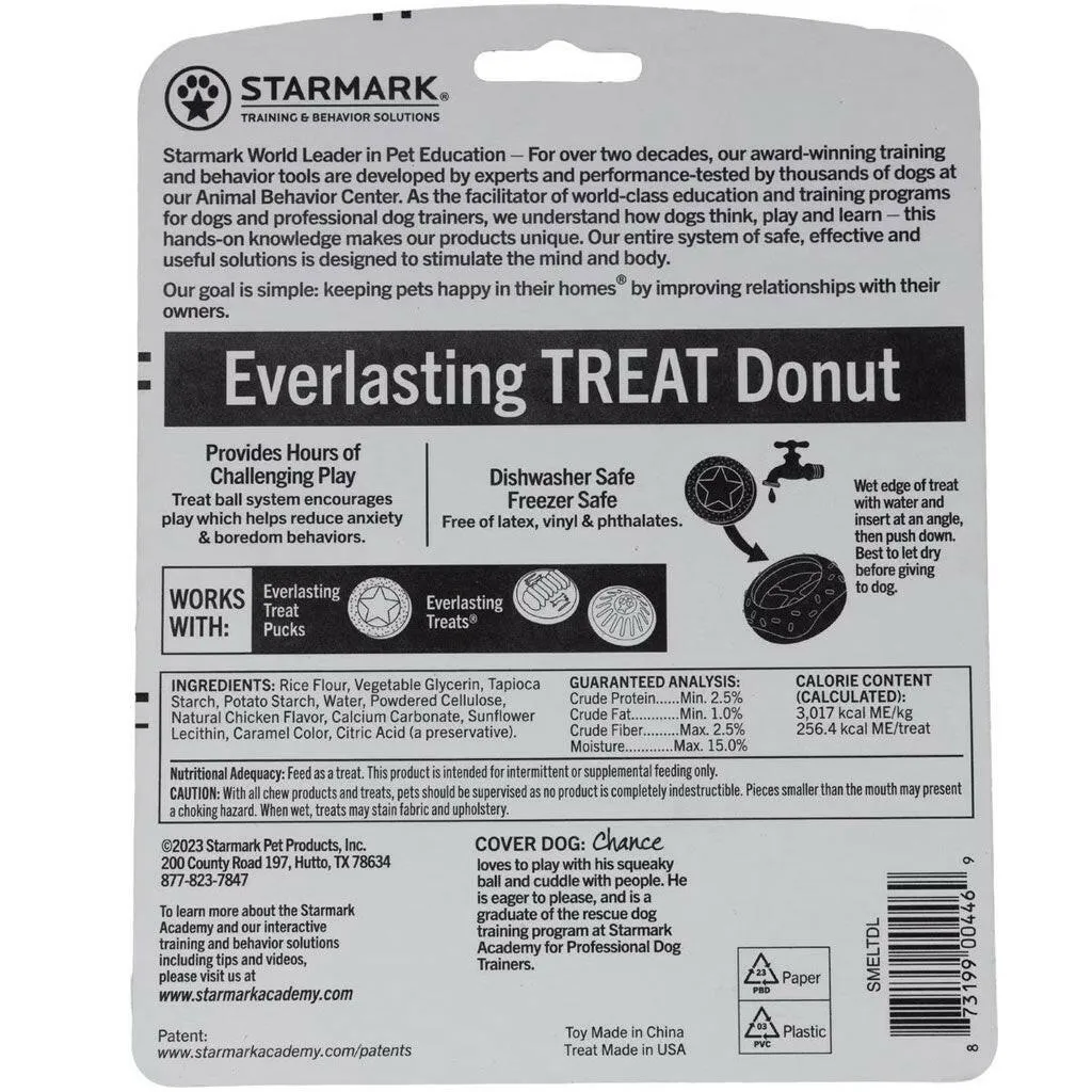 Starmark Everlasting Donut Treat Dog Toy