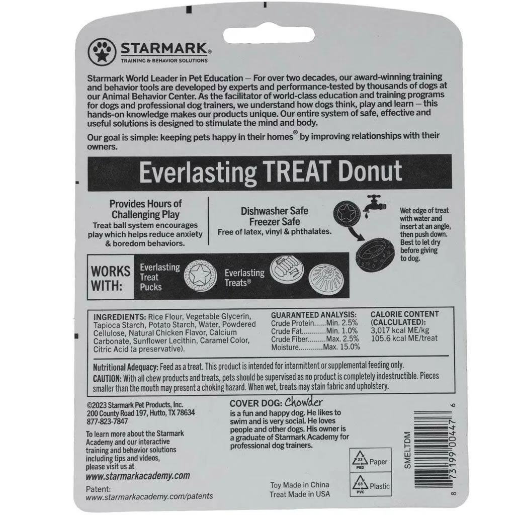 Starmark Everlasting Donut Treat Dog Toy