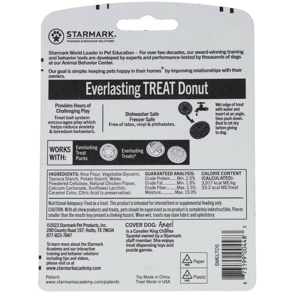Starmark Everlasting Donut Treat Dog Toy
