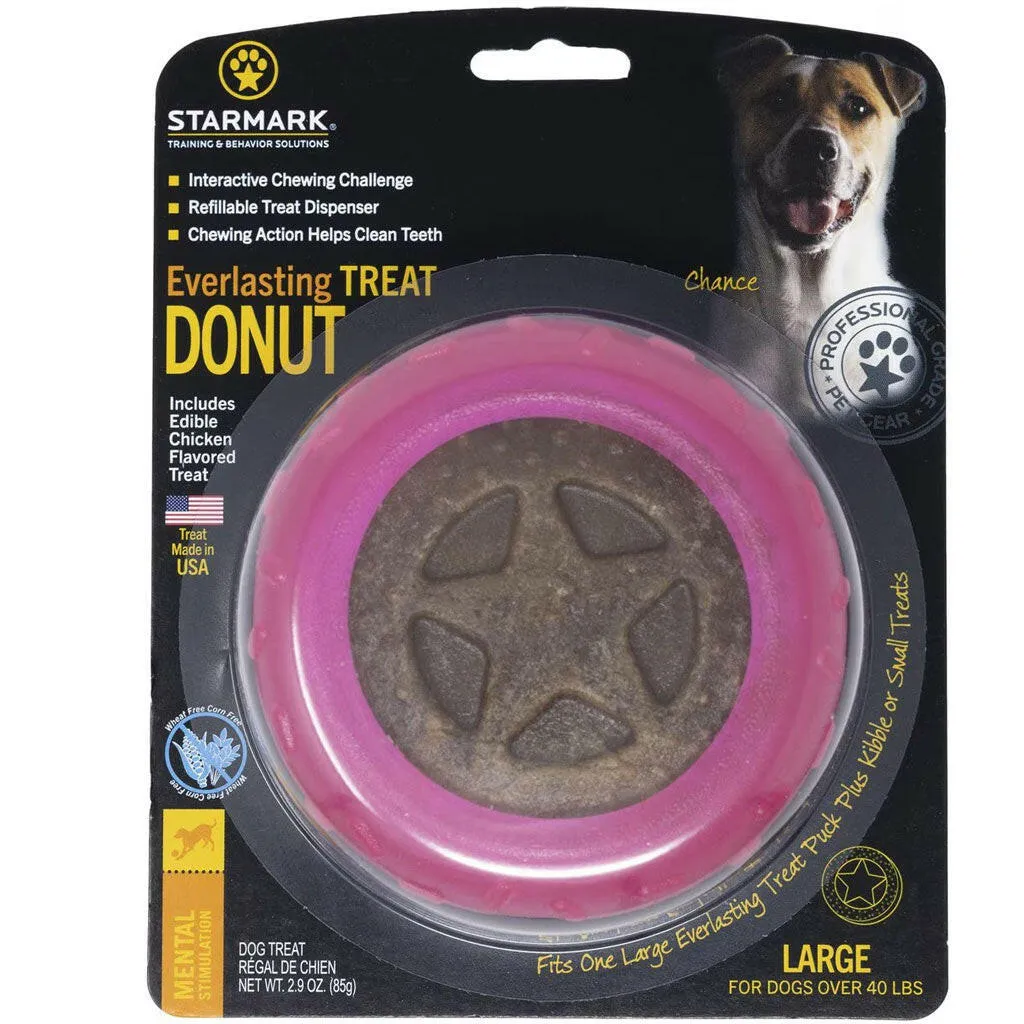 Starmark Everlasting Donut Treat Dog Toy