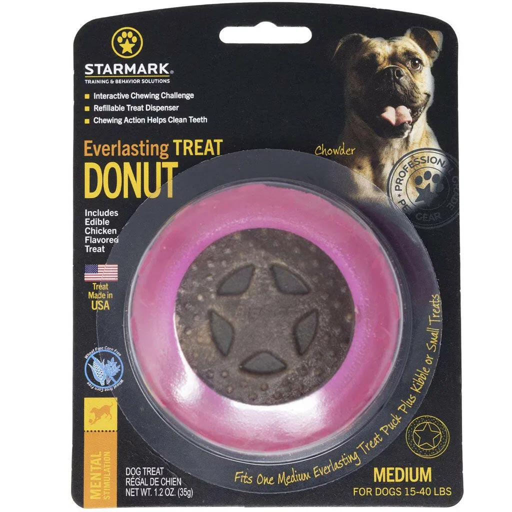 Starmark Everlasting Donut Treat Dog Toy