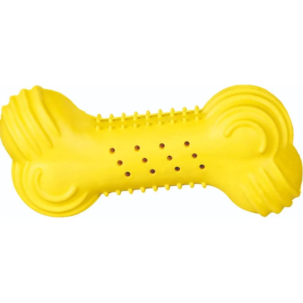 Trixie Cooling Bone Natural Rubber Toy for Dogs (Red)