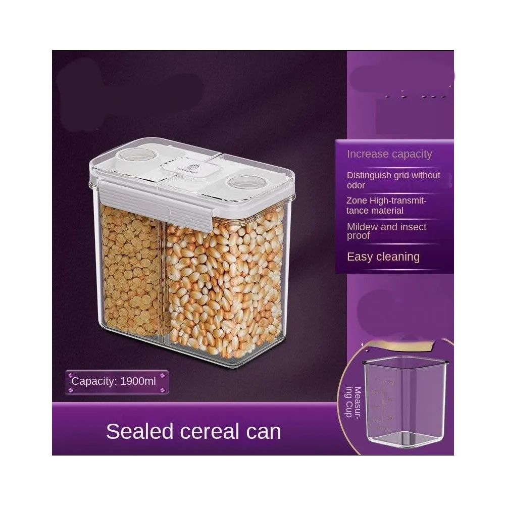 Two Sealed Cereal Jar 9L