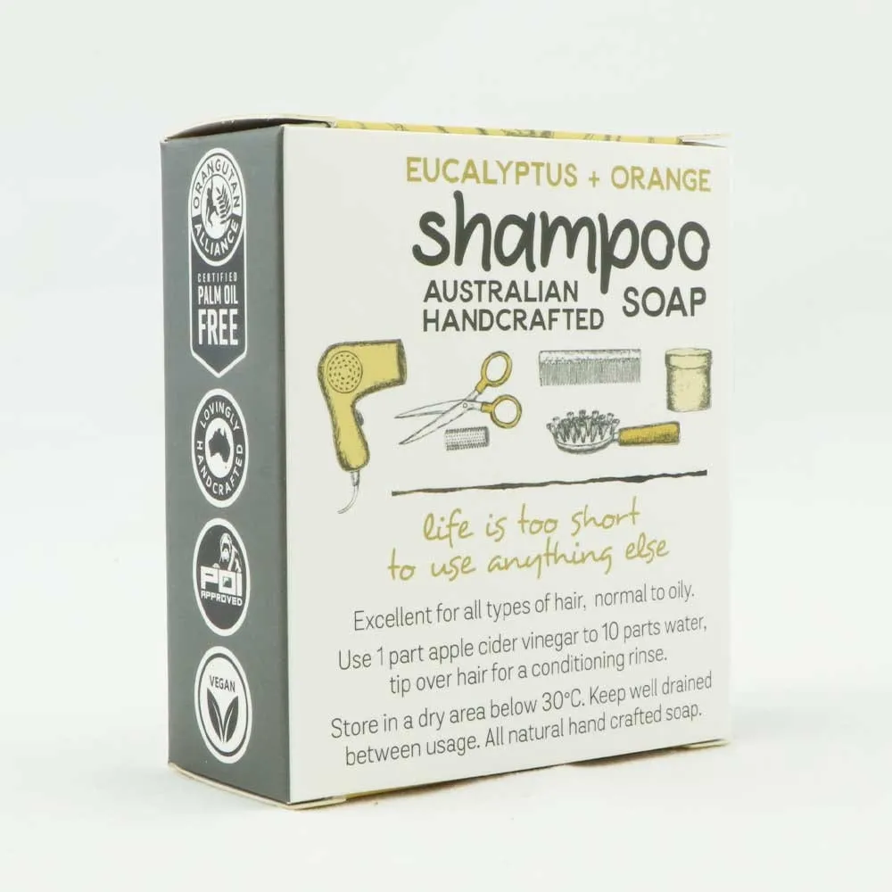Urthly Organics Hair & Body Shampoo Bar - Orange Eucalyptus