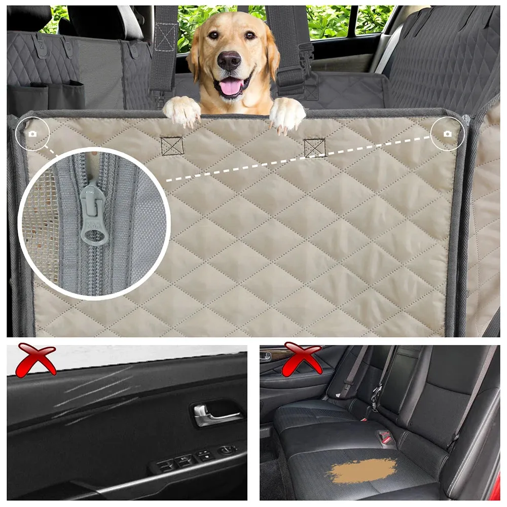 Waterproof Dog Car Seat Cover Pet Travel Dog Carrier Car Hammock Safety Rear Back Seat Protector Mat for Dogs