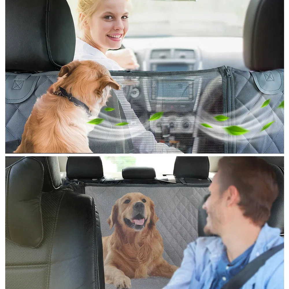 Waterproof Dog Car Seat Cover Pet Travel Dog Carrier Car Hammock Safety Rear Back Seat Protector Mat for Dogs