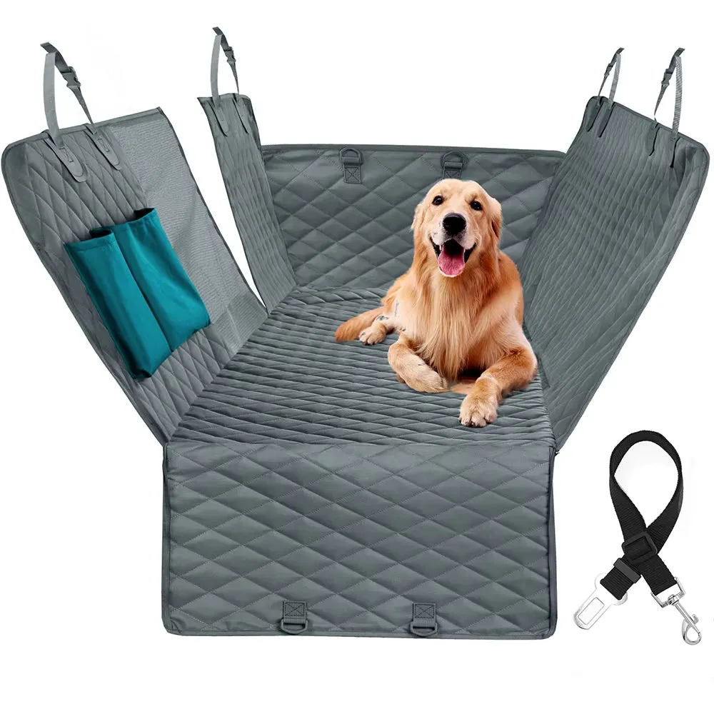 Waterproof Dog Car Seat Cover Pet Travel Dog Carrier Car Hammock Safety Rear Back Seat Protector Mat for Dogs