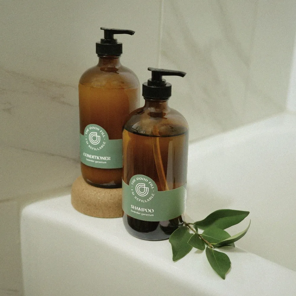 Wholesale Lavender Geranium Shampoo & Refills