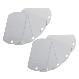 Yardwe Waterproof Aluminum Pet Tags 20pcs Dog Cat Id Tags Engraving Space for Name Address